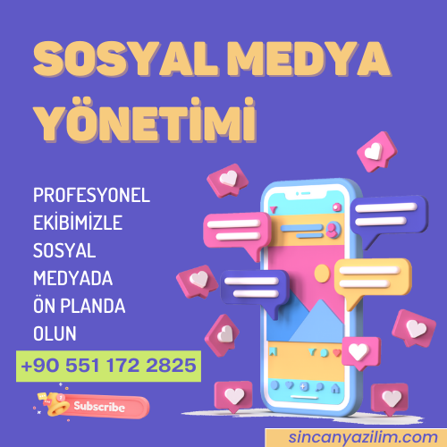   Sosyal Medya Yönetimi ve Danışmanlığı 0551 172 28 25