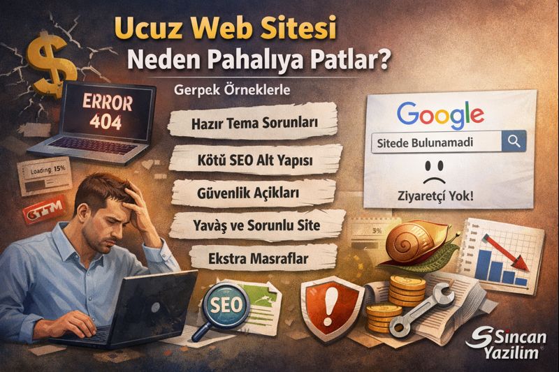  Ucuz Web Sitesi Neden Pahalıya Patlar? Gerçek Örneklerle 0551 172 28 25